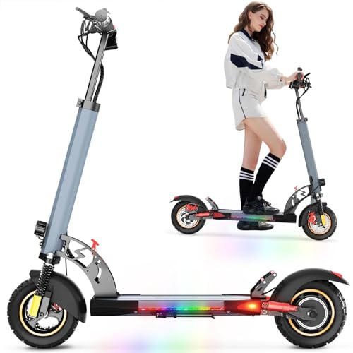 Patinete Electrico 10 Pulgadas Patinete Electrico 500W, Batería 48V 12,5Ah Patinete electrico Adultos, Alcance de 30 km, 3 Modos de Velocidad Patinete electrico