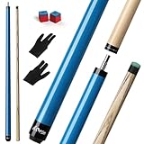Horse Break Cue Stick,21oz Pool Stick,57 Inch 2-Piece Break Cue Stick Punch Billiard Pool Cue Sticks with 13mm Pro Breaking Tip,Includes Pool Chalk and Gloves