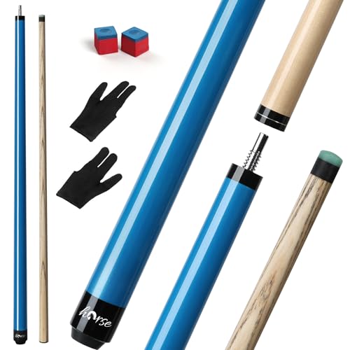 Horse Break Cue Stick,21oz Pool Stick,57 Inch 2-Piece Break Cue Stick Punch Billiard Pool Cue Sticks with 13mm Pro Breaking Tip,Includes Pool Chalk