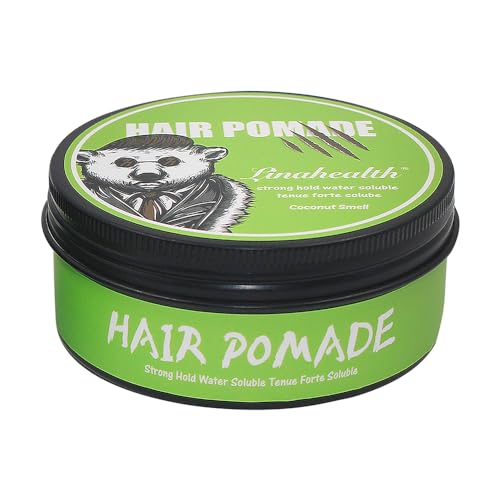 Fijadores Y Modeladores, Outdoors Linahealth Pomade Wax, Cera Pomada Base Agua Aroma Coco Acabado Semi Mate para peinar y fijar el Cabello Base Agua 120g / 5 Oz esta cera es util para modelar tu...