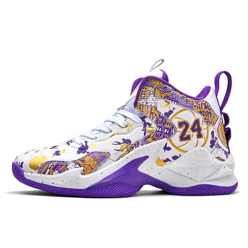 FAZITIAO Men's Basketball Shoes Fashion Printed Sneakers