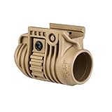 FAB Defense 1in Quick Release Tactical Flashlight Mount, Desert Tan, FX-PLA1T