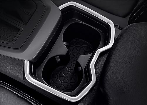 Cubierta Portavasos Interior Matte Silver para Toyota RAV4 miniatura 2
