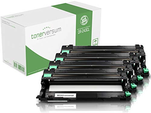 4 Tambour Compatible avec l'unité d'imagerie Brother DR-243CL DR-243 Noir Cyan Magenta Janue pour imprimante Laser DCP-L3510cdw HL-L3210cw MFC-L3750cdw MFC-L3770cdw HL-L3270cdw Cover
