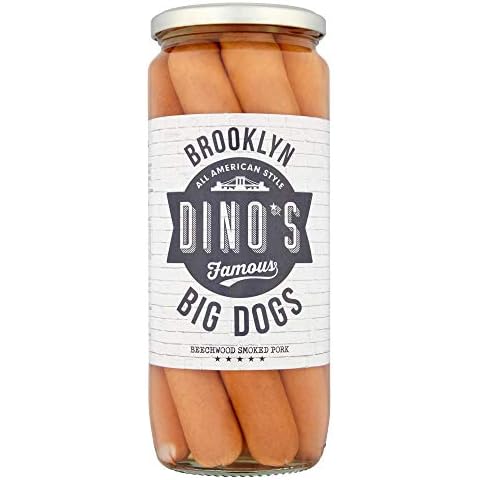 Dino's Famous Brooklyn Big Dogs Hot Dogs Jar Cover