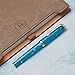 Hongdian N1 Sky Blue Resin Fountain Pen, Extra Fine Nib Classic Pen, Includes Metal Box and Ink Converter Smooth Writing Pen