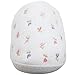 isotoner Women's Terry Embroidered Scalloped Clog, White, 8.5-9 M US