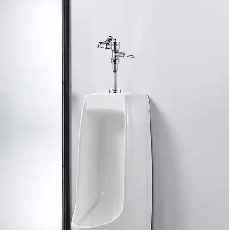 The nice design that 1.0 GPF manual flush valve, Hand control urinal flush valve, polished chrome urinal flushometer