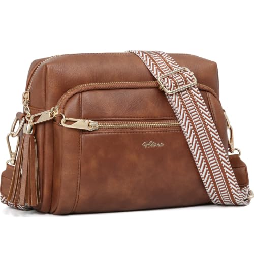 Image of Vegan Leather Crossbody Bags for Women Anti theft Purses and Handbag
