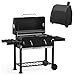 ONLYFIRE GRILLS Large BBQ Charcoal Grill with Cart & 2 Liftable Charcoal Trays, 794 SQ.IN Cooking Area, Heavy Duty Outdoor Barbecue Grill with Foldable Side Tables, Wheels & Cover, GS339