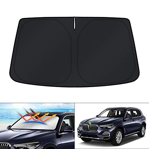 KUST Windshield Sun Shade for BMW X5 2019-2025 2026 Accessories Window Shade Sun Visor Protector...