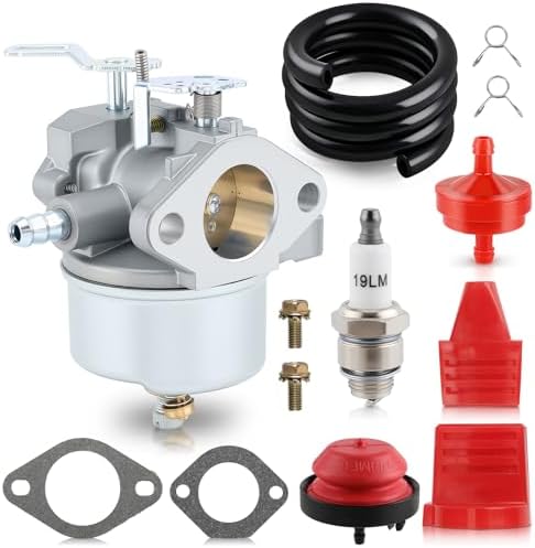 Carbhub 640052 Carburetor for Tecumseh 640349 640054 640058 640058A HMSK80 HMSK85 HMSK90 HMSK100 HSMK110 LH318A LH358SA 8HP 9HP 10HP Snowblower Generator Chipper Shredder - Tecumseh 640052 640054 Carb