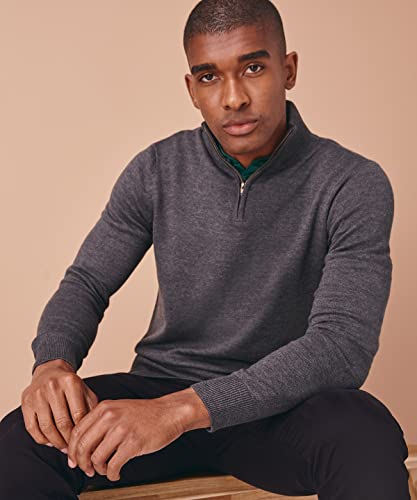 Pull à col zippé COOZO unisexe en maille confortable