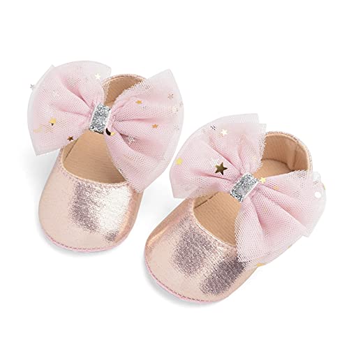 2t Shoes Kids Girls Shoes Sole Rubber Flat First Baby Dress Bowknot Mary Princess Baby Shoes Baby Girl Shoes Lights2