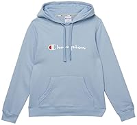 CHAMPION Women's Script Hoodie, Melbourne Rain, Medium (CWG4N)