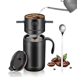 OARSE 16oz Camping Coffee Maker Pou...