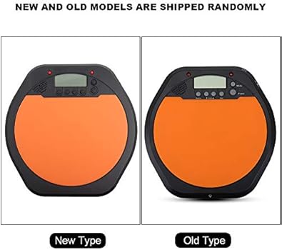 Drum Practice Training Pad, Digital Electronic Drum Training Pad Tempo  Metronome with Earphone
