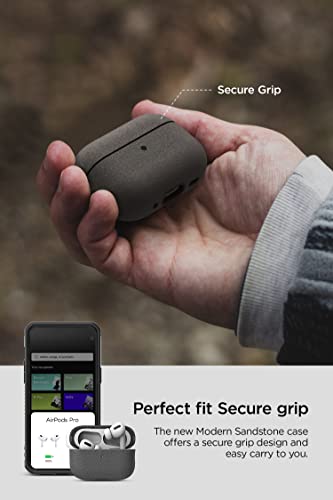 Vrs Design Modern For Apple Airpods Pro 2Nd Generation Case (2022) (Sand Stone) [Us Patent Registered] #TOP5