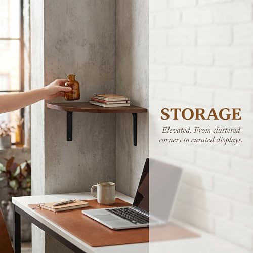 Étagère d'angle ventilée et résistante à l'eau pour petite pièce