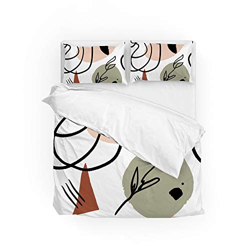 Housse de couette bohème avec 2 taies d'oreiller pour lit double - 2