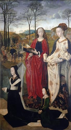 Peinture Poster Abstraite Haute Définition Retable de Portinari Toile 60x90cm