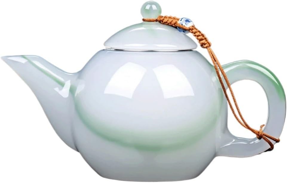 Jade Porcelain Teapot Kung Fu Tea Set Large Capacity Single Pot Maker Accessories