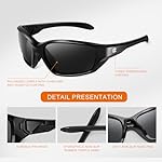 suoso Sports Polarized Sunglasses for Men: Womens UV400 Protection Sun Glasses Wrap Around Goggles for Fishing Driving TR90 - Image 3