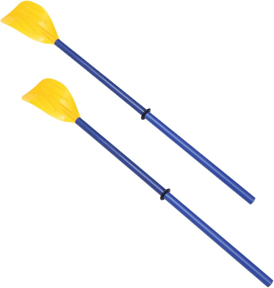 1pair Collapsible Kayak Paddle Boat Paddle Detachable Canoe Rafting Oars Lightweight Boat Accessories for Fun
