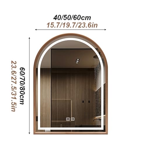 Miroir LED de salle de bain à intensité et couleur variables - 6