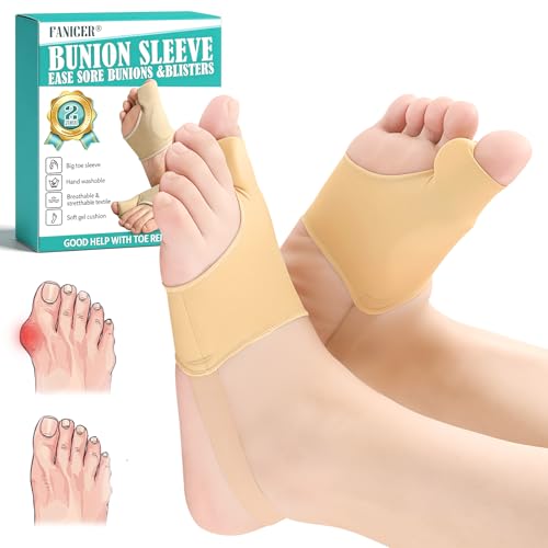 Orthèses Hallux Valgus, Protection Hallux Valgus, élastique et Doux Chaussettes Correctrices Séparateurs D'Orteils, Coussinet Pour Gros Orteil et Orteils...