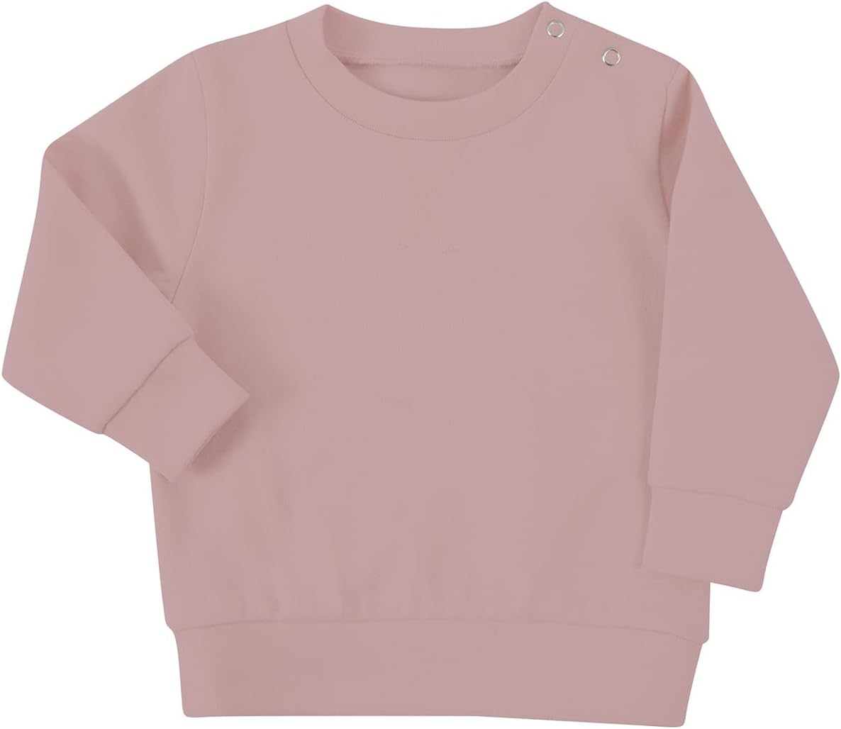 Larkwood Baby Sustainable Sweatshirt (24-36 Months) (Soft Pink)