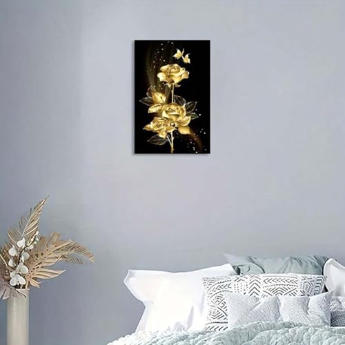 Affiche fleur et arbre rose : décorez un mur vide avec cette toile
