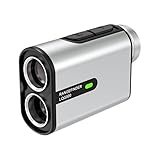 ゴルフレーザー距離計 ゴルフ 距離計測器 三点間距離測定×高低差補正 高透過レンズ 0.04秒測定 距離測定器 光学6倍望遠 超軽量 充電式 専用ケース付き (5-1000M)