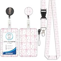 Portatarjetas Con Cordón Retráctil Y Clip Desmontable - Ideal Para Enfermeras, Profesores, Oficina