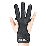 Trymaker Archery Glove,Protective Gloves for Recurve Bow and Compound Bow Men and Women,Finger Tab f