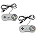 TRIXES 2 Pack Snes/NES Imitation Controller USB - Manette de Jeu rétro Classique Compatible avec PC de Jeu, Ordinateur, Ordinateur Portable, Apple Mac, Raspberry Pi, Wii U