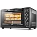 ZHJ Escritorio Horno de convección tostadora Horno eléctrico de Acero Inoxidable multifunción 33L automática Inteligente Horno