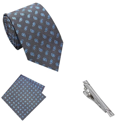 Image of TIE STUDIO Men's Necktie Pocket Square & Cufflinks