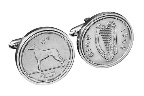 birthdaycufflinks IrelandSixpencecufflinks