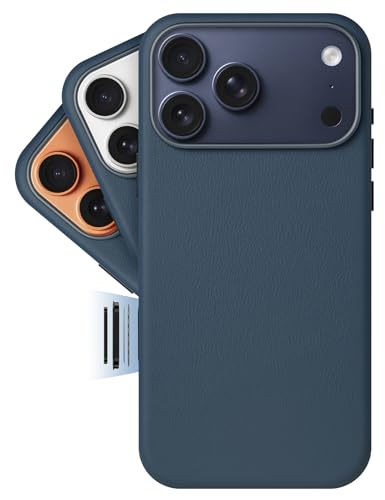 Housse en cuir véritable iPhone 17 Pro Max LONLI, l'élégance européenne et magsafe