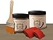 Retique It Wood Finish Countertop Kit – GO Beyond Faux Wood with Paintable Liquid Wood Based Primer and Gel Stain - Graining Tools Included (Countertop Kit, Vintage Cherry)