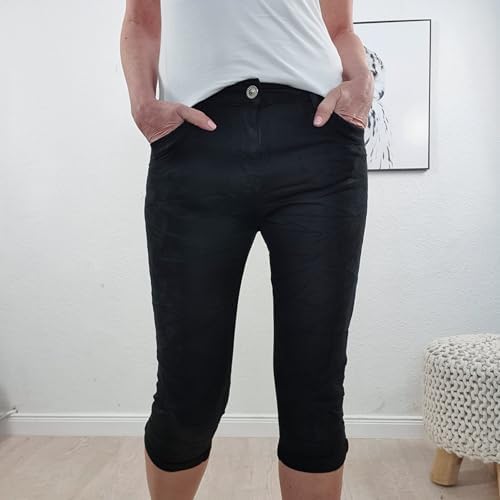 Jewelly jeans Fancy knopen short blauw