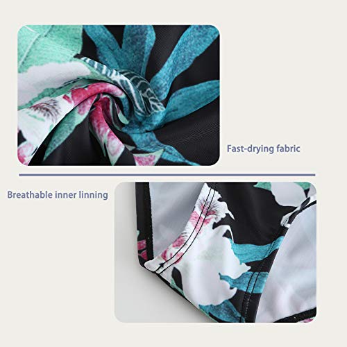 Image of Girls One Piece Swimsuits Off Shoulder Bathing Suit for Kids Hawaiian Swimwear 3-16 Years
