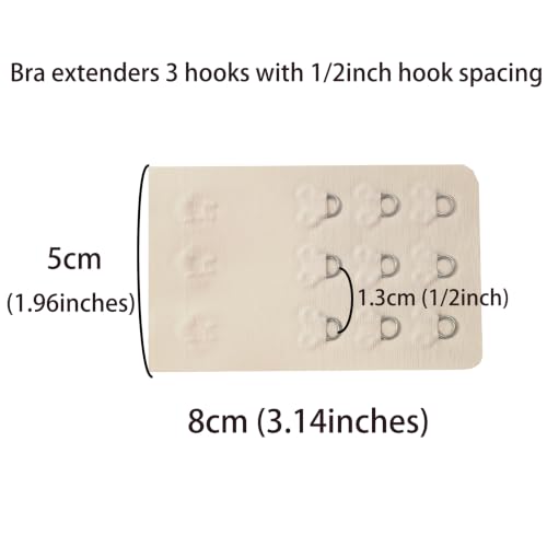 Image of SAMGU Women's Bra Extenders 2 Hook /3 Hook /4 Hook /5 Hook /6 Hook Soft Stretchy
