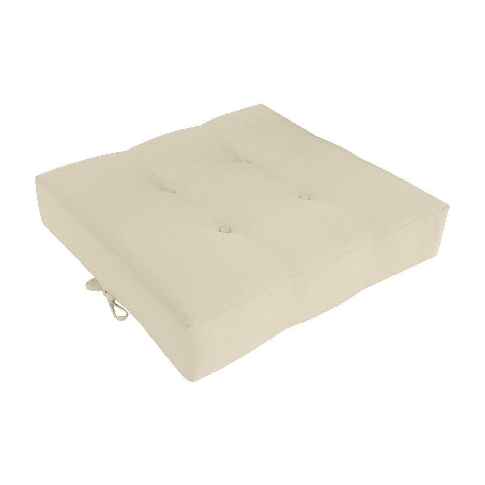 Prolinemax Knife Edge w/Buttons Ottoman Cushion Chair Seat in/Outdoor 24 x 24 x 5 -AD006