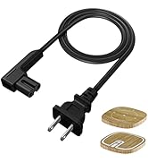 1.6ft Power Cord for Sonos One, One SL and Play 1 Speakers AC Power Cord with Wood Skin Wrap Stic...