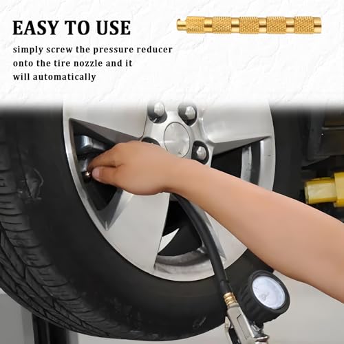 Image of IHOTDER 4-in-1 Bleeder Tire Deflators Offroad Accessories with Key Chain,Portable Universal Purpose Air Down Tire Deflators,Brass Manufactured Auto Tire Tools for Cars,Trucks,SUVs