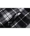 SwissWell Herren Hemdjacke Verdicken Kariertes mit Zipper Flanelljacke Plüschfutter Freizeit Gefüttert Holzfällerhemd Männer Winter Hemd Fleece Hoodie Winterjacke mit Brusttasche(Schwarz, L)