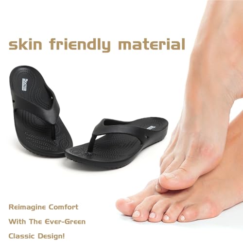 Image of DOCTOR HEALTH SUPER SOFT Women Lightweight EVA Flip Flops | Soft Cushioned Anti-Slip Slippers | Comfortable Casual Sandals for Indoor Outdoor Everyday Wear