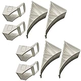 4 Stück - Unterlegkeil für Autoanhänger - Zubehör - mit Klapphalter